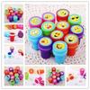 10Pcs Assorted Stamps For Kids Self-Ink Stamps Children Toy Stamps Smiley Face Seal Scrapbooking Diy Painting Photo Album Decor