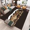 1pc Non-Slip Elephant Print Carpet Machine Suitable for Living Room Mat Bedroom Nursery Outdoor Yard MatHome Farm Decoration Rug