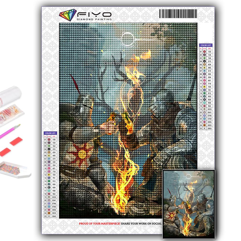 Full 5D Diy Diamond Painting Game Dark Souls 5D Diamond Painting