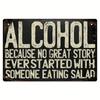 Vintage World Wine Metal Sign Plaque Whiskey Painting Alcohol Poster for Bar Club Man Cave Wall Decor Retro Pub Decoration