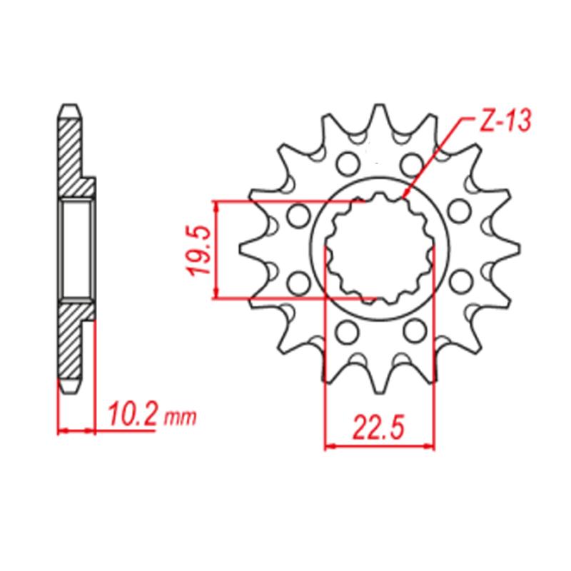 520 15T Front Sprocket Gear Wheel For Suzuki SP200 SP 200 SP200G DRZ400 DR-Z400 DRZ DR-Z 400 K1 K2 K3 K4 K5 K6 K7 K8 K9 L0-L8