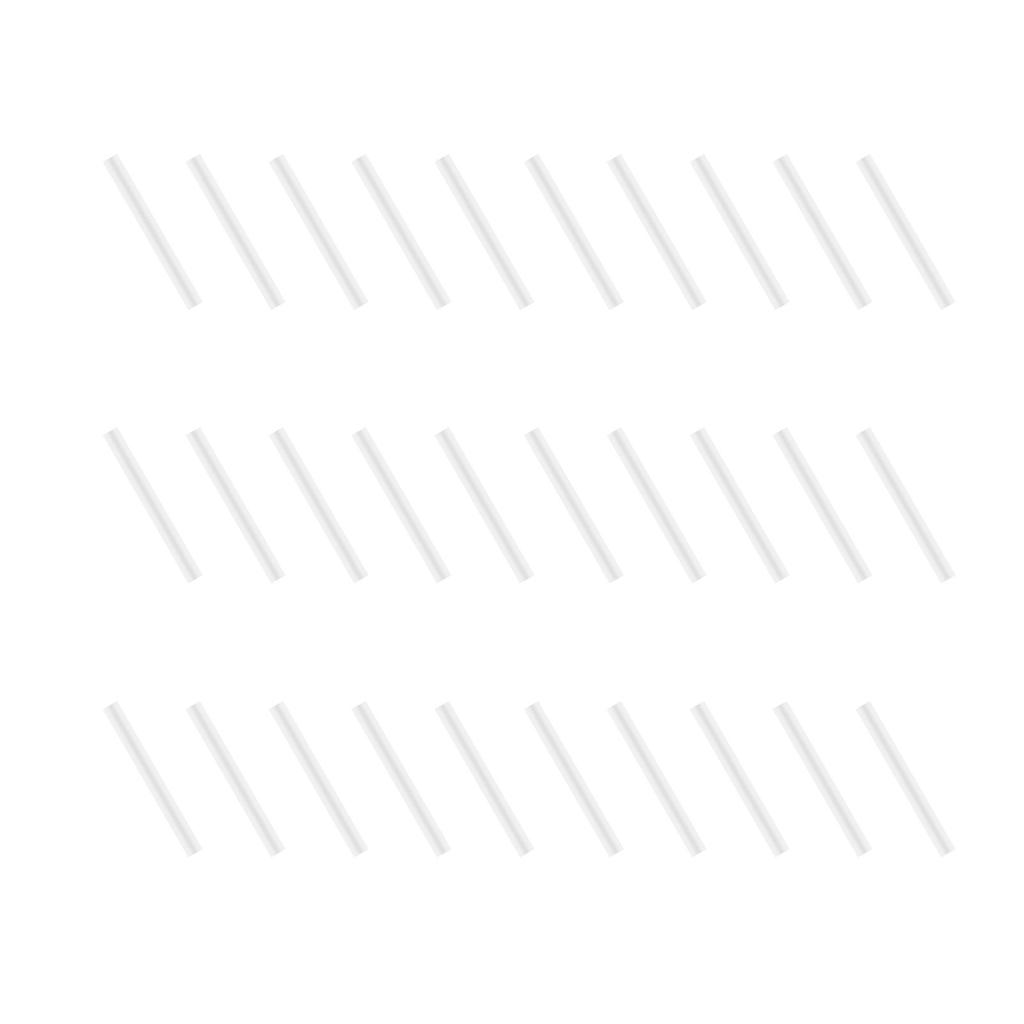 Трубчатые соединители PTFE, нити, соединения для нити 3D-принтера, длина 37 мм, размер 1,8x2,6 мм, 10/30/50 шт.