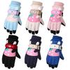 Children's Ski Gloves Cartoon Cute Winter Outdoor Skiing Cycling Warm And Wear Resistant