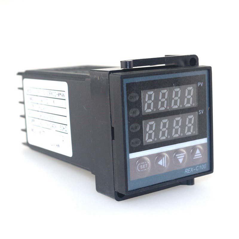 Цифровой ПИД-регулятор температуры REX-C100 0-400C Термопара K SSR 40A SSR-40A
