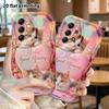 Phone case: 2D flat Samsung Galaxy A34 A35 M05 M06 S20 S22 S21 FE Plus 5G cover, good morning theme with two little kittens, Christmas and Halloween g