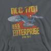 Star Trek Mens NCC-1701 Hoodie