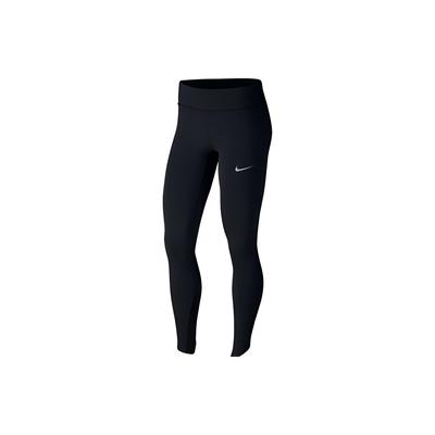 Nike Женские спортивные брюки с принтом логотипа, облегающие, черные 890305-010