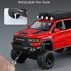 1:32 RAM Mammoth G63 6x6 Cars Toy Alloy Models Diecasting Doors Opened Miniature Caravan Light Music Vehicles Boys Xmas Toys
