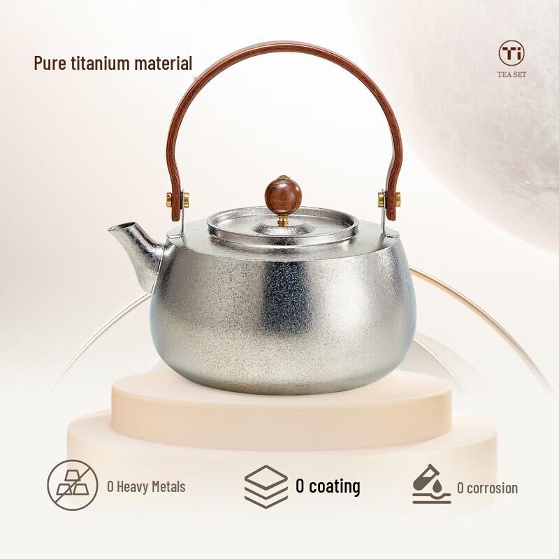 Титановый чайный набор YIHUTEA с электрической плитой