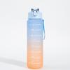 750ml Gradient Drinking Bottle Large Capacity Leak-proof Ins Style Travel Straw Jug Daily Use