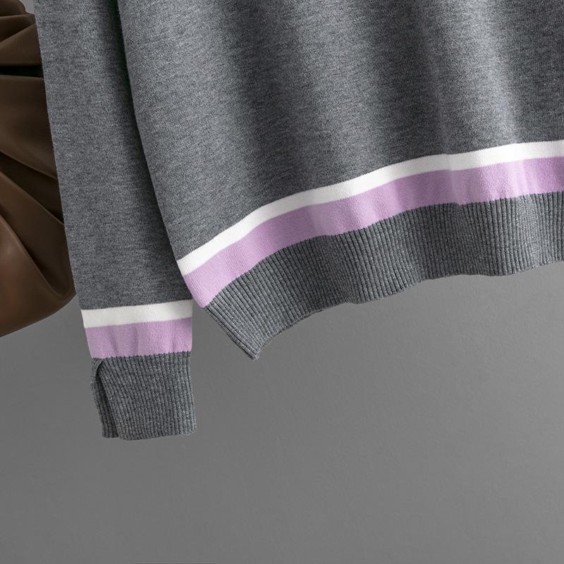 Женский осенне-зимний модный костюм большого размера, рубашка + брюки, повседневные брюки с круглым вырезом, длинными рукавами и разрезами, цветные повседневные брюки с высокой талией