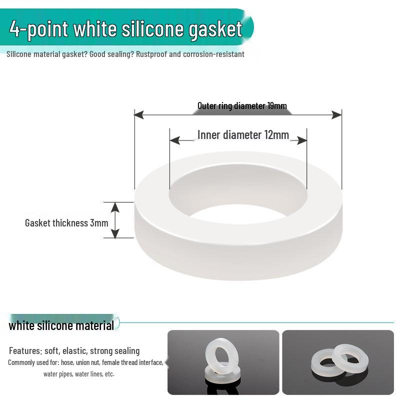 Высокотемпературная резиновая силиконовая уплотнительная шайба с плоской сетчатой прокладкой для 4-точечного водонагревателя и 6-точечного водомера, шланга подвода душа.