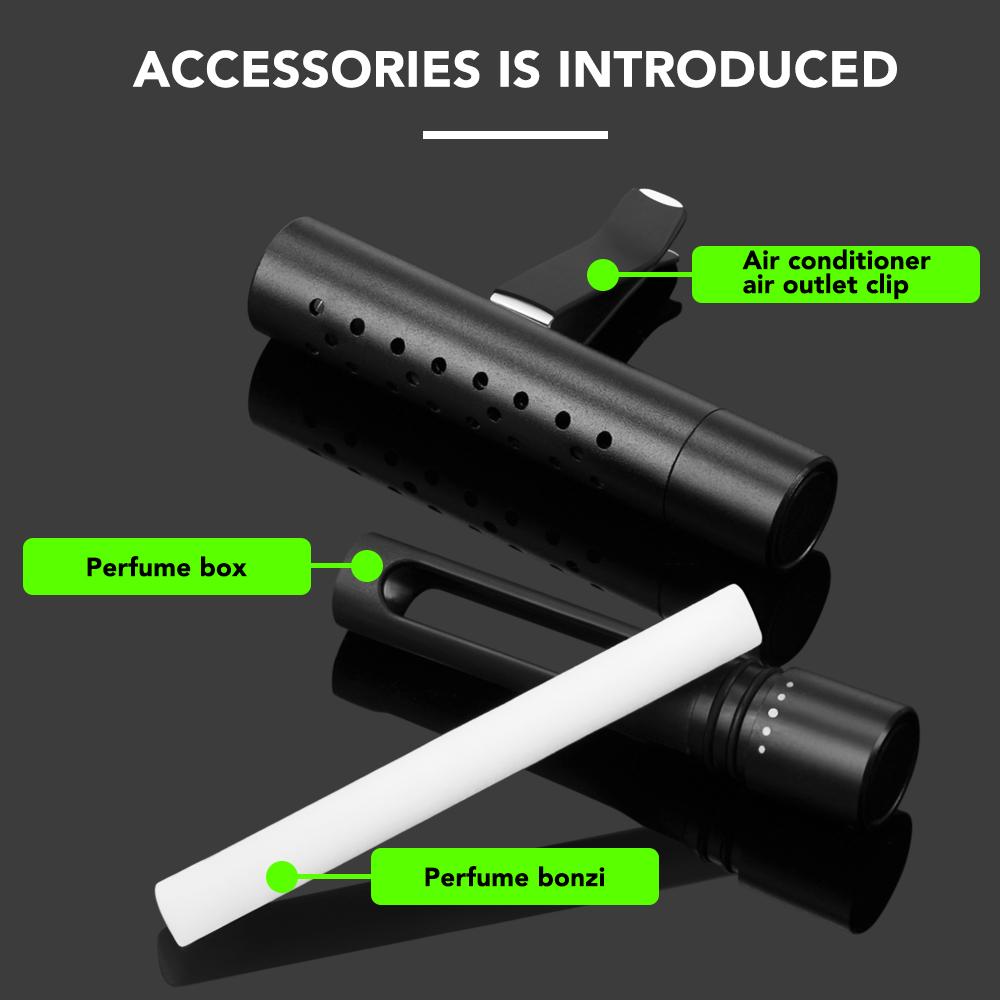 1 шт. Автомобильный ароматизатор для вентиляционного отверстия с 3 ароматами, твердый ароматизатор с регулируемым освежителем