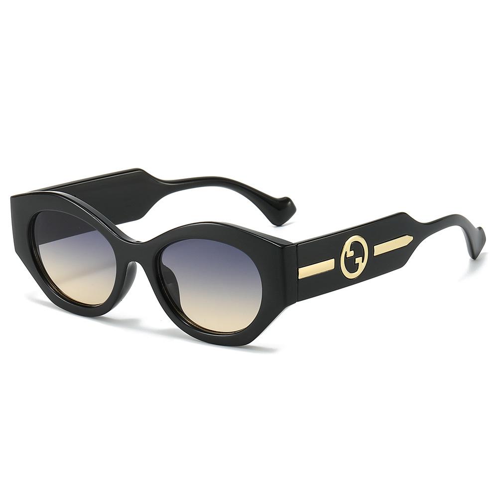 Cat Eye Sunscreen Sunglasses Men'S High-Quality Travel Uv Protection Glasses Personalized Sunglasses