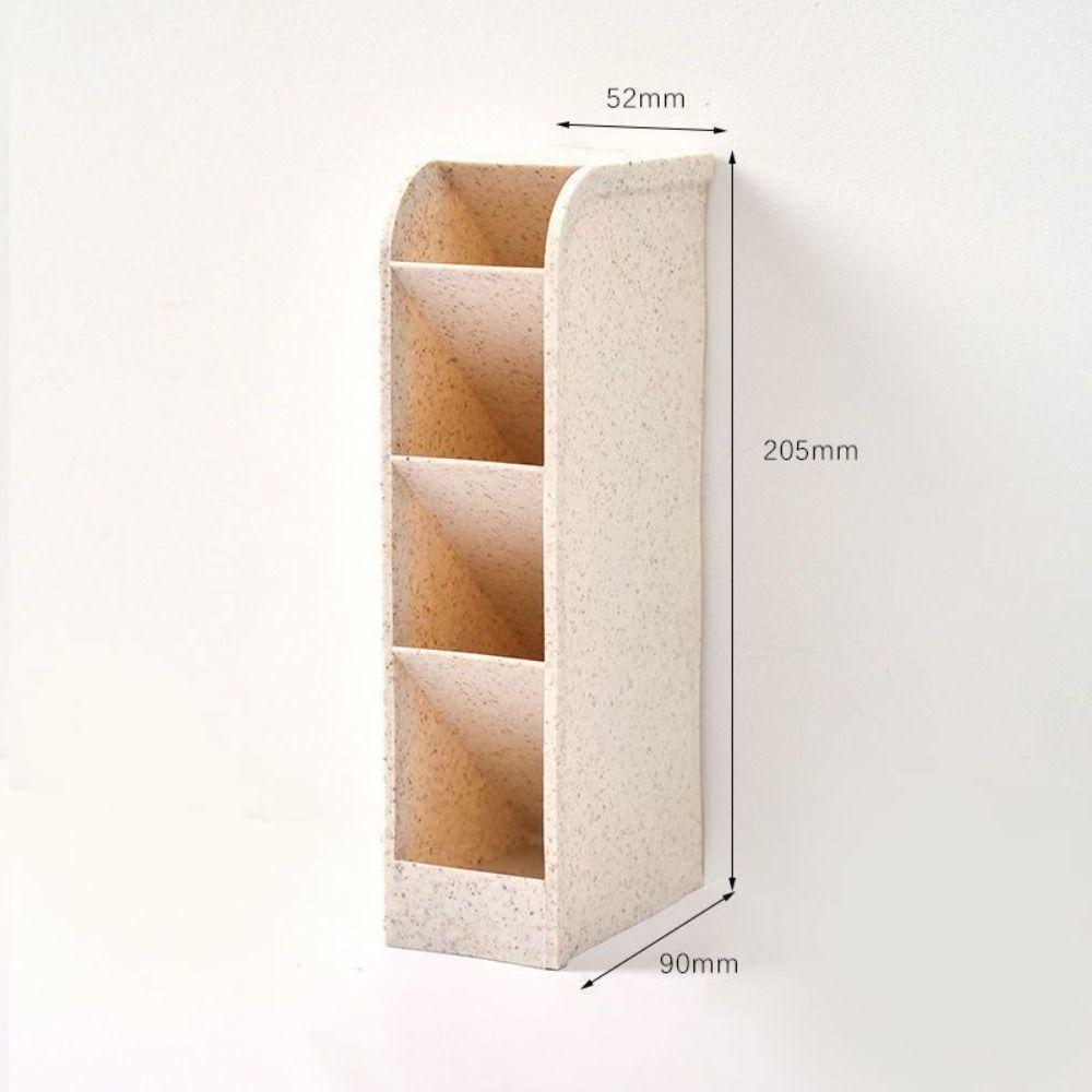 Матовый подставка для ручек Пластиковый настольный органайзер Многофункциональный контейнер для ручек Школа Офис