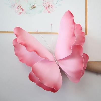 50 см Гигантская Бабочка из Креповой Бумаги Искусственная 3D Бабочка из ПЭ Новая Имитация Настоящей Бабочки