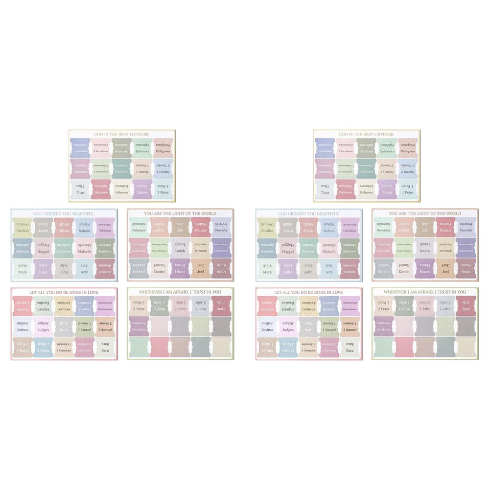 #L 5 листов Библии с индексной этикеткой, наклейка, самоклеящиеся бумажные вкладки, инструмент для изучения (Моран
