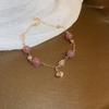 Natural Stone Bracelets Sweet Dopamine Pearl Baroque Bracelets Simple Collarbone Chain Fashionable Temperament Accessory