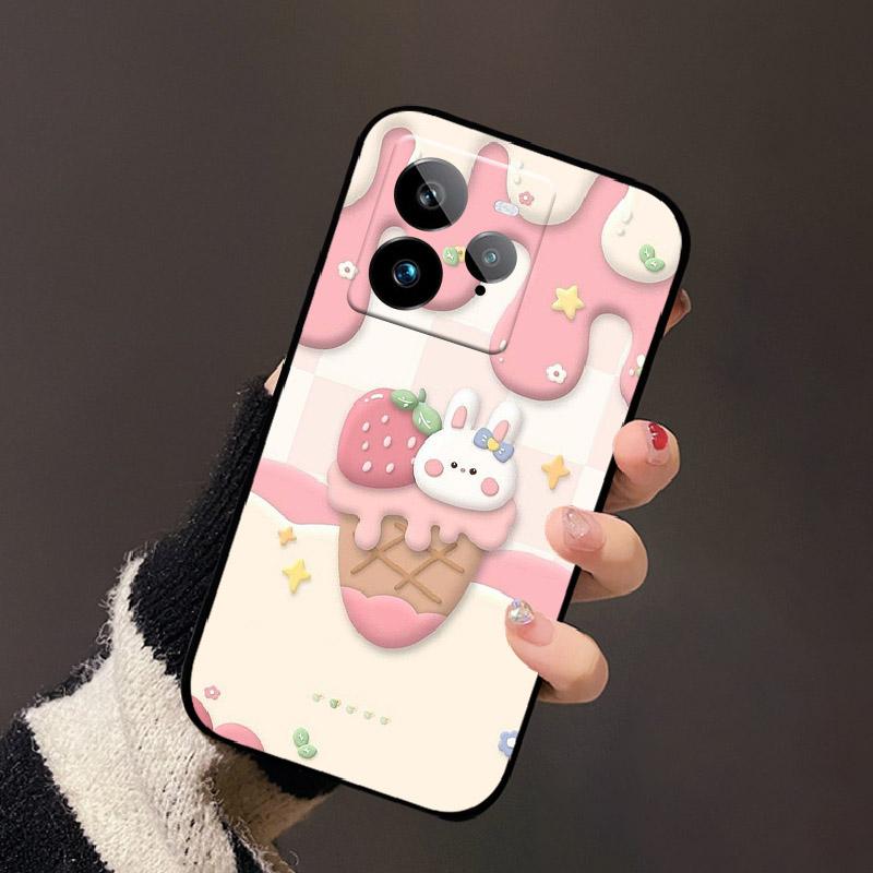 Чехол для Realme GT 7 Pro Роскошный Красивый Ударопрочный Мягкий ТПУ Силикон Задняя Крышка Телефона Для Realme GT7 Pro Чехлы