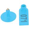 Numbered Ear Tag Marks Labels for Sheep Goats Farm Animal Livestock Feeding SuppliesBlue