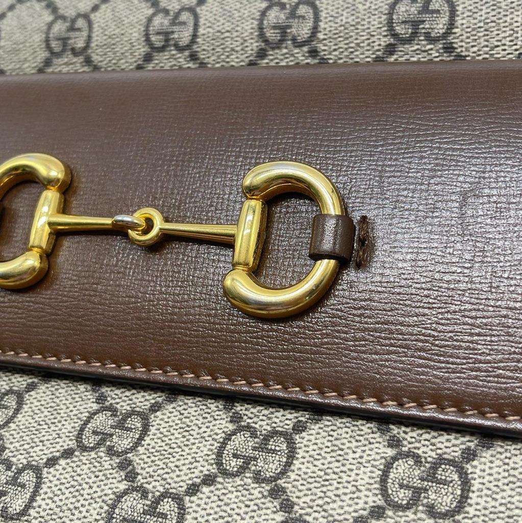 [Pre-Owned] Gucci Horsebit 1955 Small Shoulder Bag 'Beige/Ebony' - Very Good #1U5QXEV