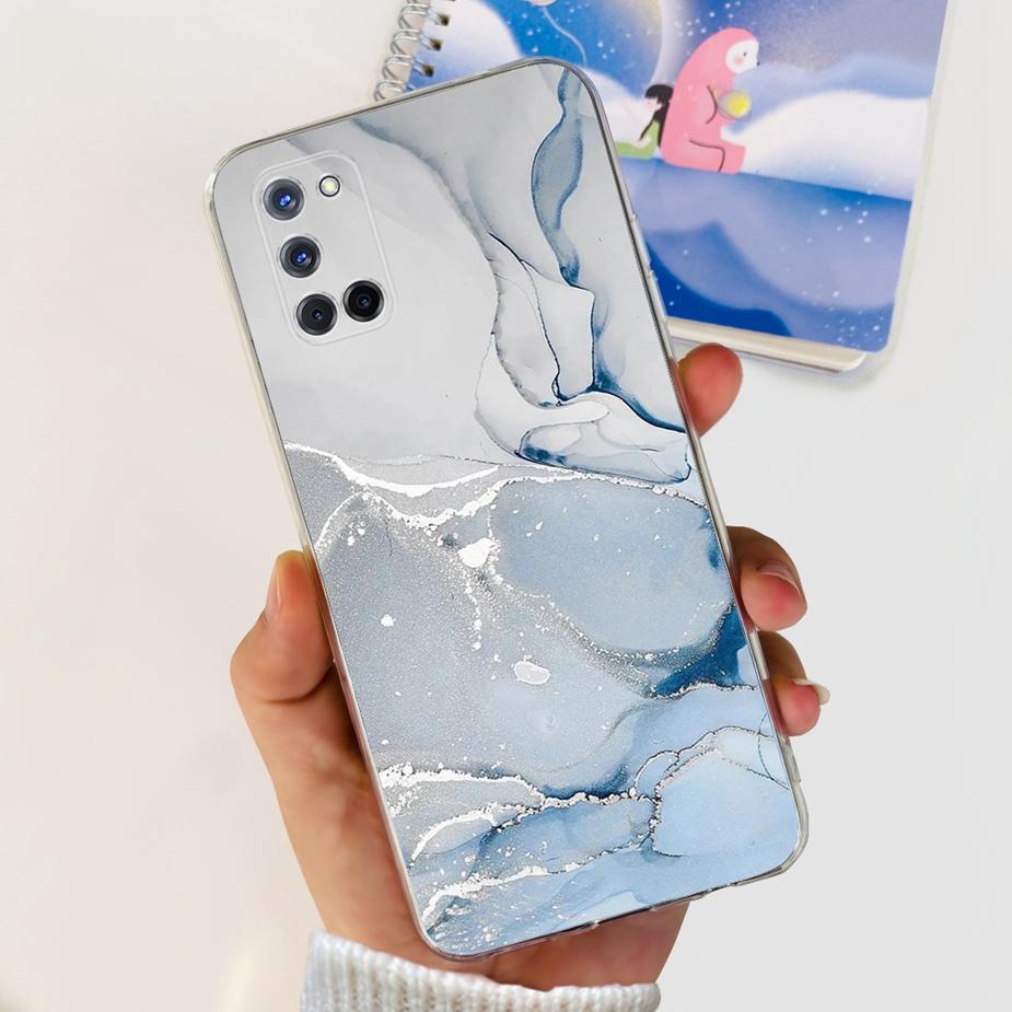 Чехол для Oppo A52 A72 A92 Милый Модный Расписной Чехол Прозрачные Силиконовые Чехлы для Телефона Для Oppo A72 A 52 92 OppoA52 OppoA72 Мягкие Fundas