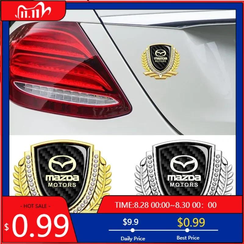 2025 Горячий Значок-Эмблема на Окно Автомобиля для Mazda 2 3 5 6 Axela Atenza Protege Speed CX5 CX7 RX7 MX3 Наклейки на Бок Багажника Стайлинг Аксессуары