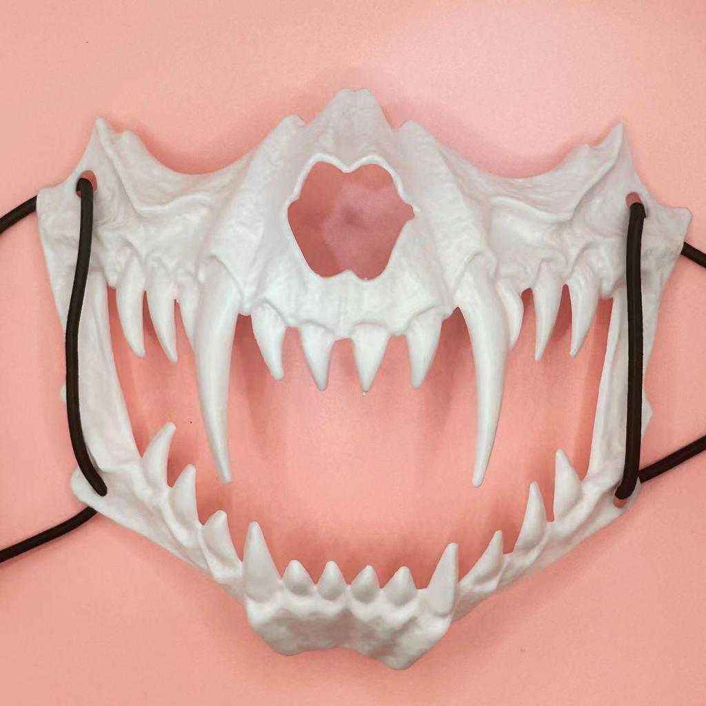 Маски Монстров на Хэллоуин: Дракон, Тигр, Оборотень, Скелет, Призрак.