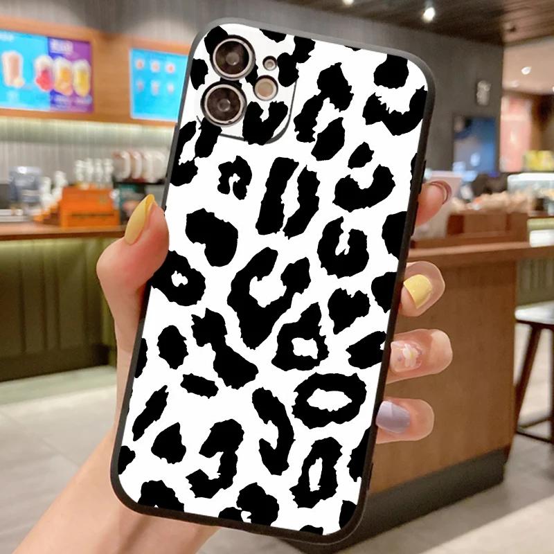 Чехол с узором для Samsung Galaxy S24 S23 S21 S20 S22 FE Ultra 5G S10 S9 S8 S10E Plus Lite Leopard, силиконовый противоударный чехол