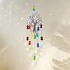1 Pc Colorful Tree of Life Crystal Pendant Sunshine Collection Hanging Ornament Home Wind Chime Outdoor Garden Decoration Crafts