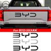 Для BYD Shark 6 Багажник Стандартный 3D Значок Логотип Наклейка Глянцевая Черная Наклейка Декорация Автомобильные Детали Accesorios Para