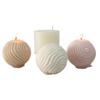 Ball Shaped Candle Mold Round Ball Shaped Silicone Mold for DIY Candle Soap Plaster Ornament Non Stick Easy To Demold
