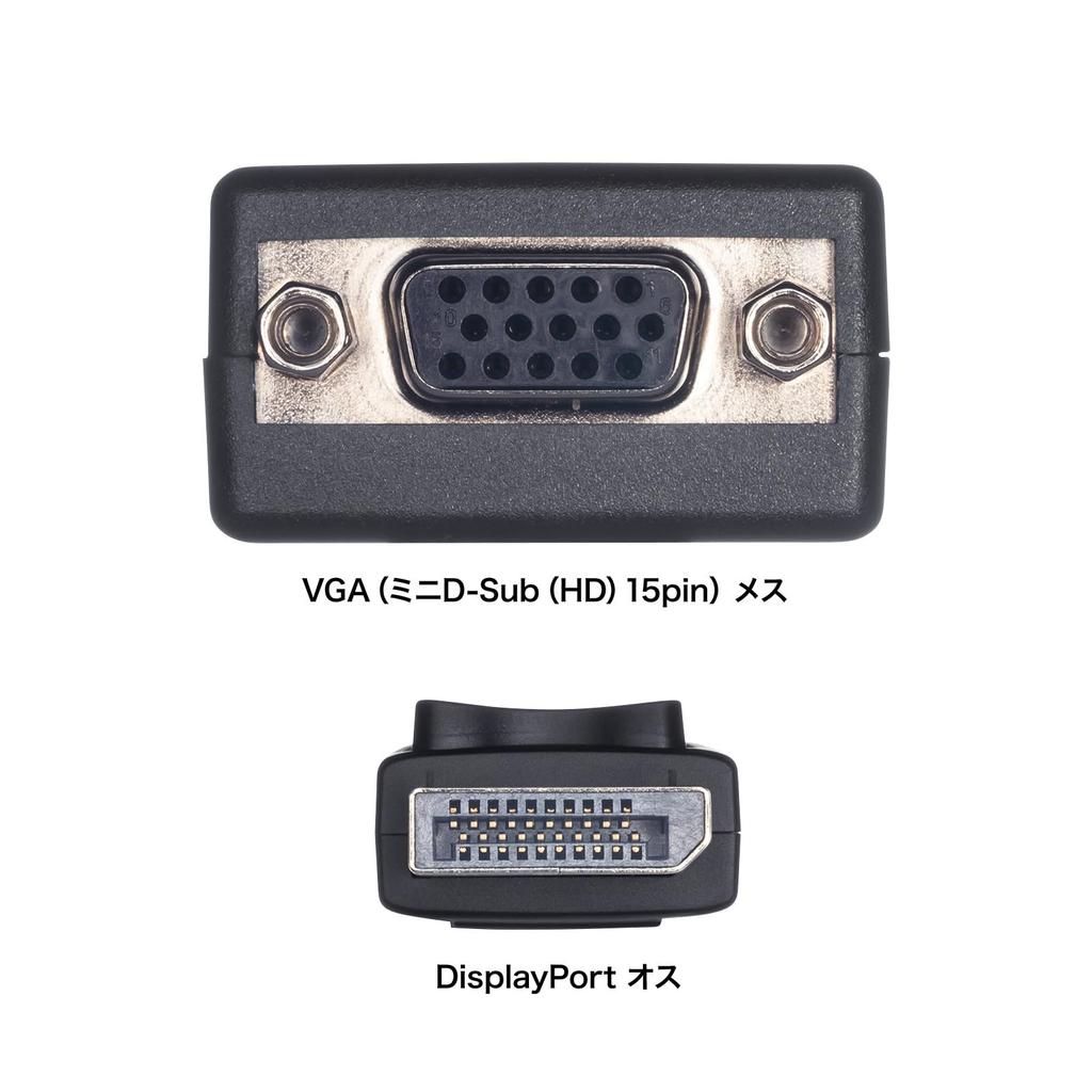 SANWA SUPPLY DisplayPort-VGA Conversion Adapter AD-DPV06