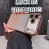 Чехол с градиентными блестками и стразами для iPhone 17, 16 Pro Max, 15, 14 - Полная защита, Защита от падений