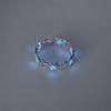 Korean Silver Color Shiny Five Pointed Star Rings for Women Simple Zircon Cross Hollow Star Open Finger Rings Jewelry Party Gift