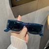 Vintage Small Square Sunglasses for Women Men Fashion Punk Wide Legs Retro Thick Edge Frame Luxury Male Sun Glasses Shades UV400 Eyeglasses