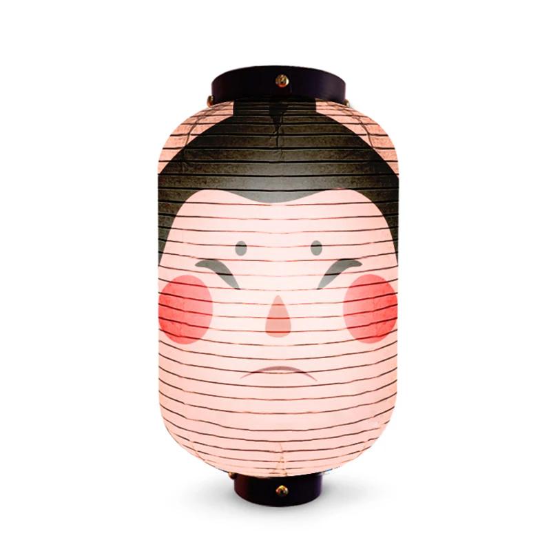 Waterproof Japanese Style Hanging Lantern Sashimi Sushi Pub Bistro Restaurant Izakaya Lantern Party Decor Grimace Lantern