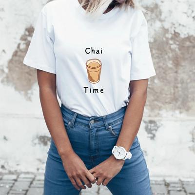 Chai Time T Shirt For Lovers