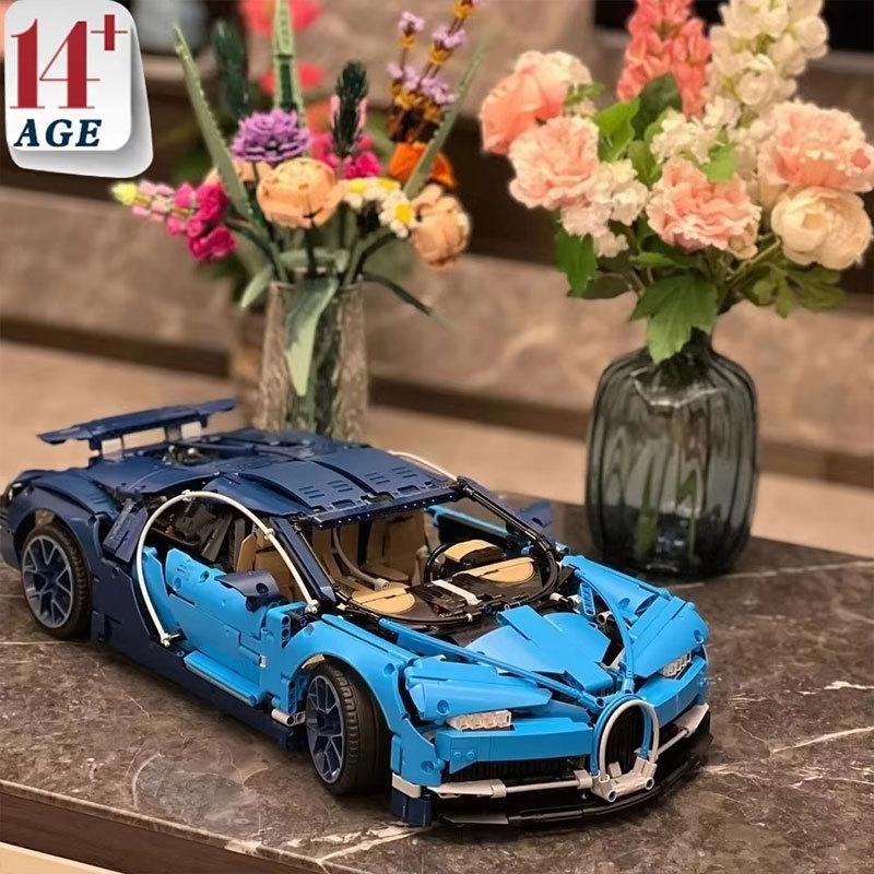 High-Tech Racing Car Building Blocks Set,1:8 Scale Supercar Model Bricks,Educational Assembly Toy For Kids Adults,Christmas Gift