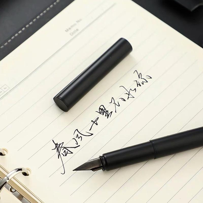 Подарочный набор ручек JinHao 35 Mysterious Black Steel для каллиграфии и художественного письма
