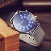 LED Fashion Cool Digital Watch Unisex Men Women Kid Watch Luxury Mesh Binary Digital Hour Clock Quartz Luminous