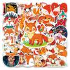 50Pc Character Cartoon Sly Fox Stickers Vtuber Luggage Stickers Mug Stickers Notebook Decoration Stickers