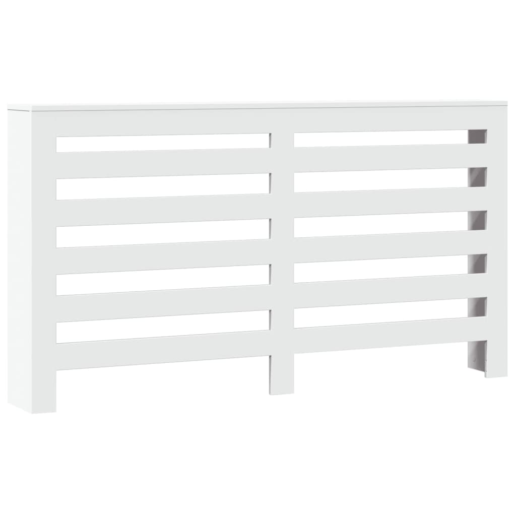 White Radiator Cover 149 x 20 x 82 cm Engineered Wood