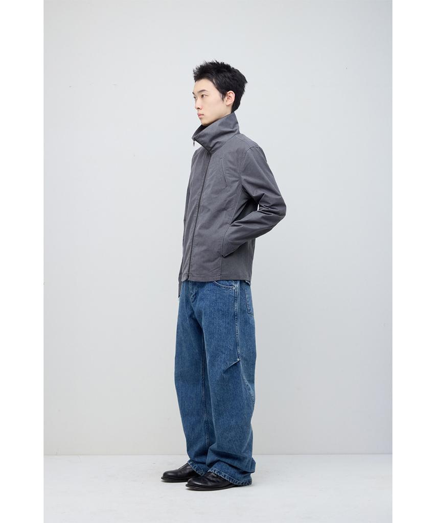 HATCHINGROOM Funnel Neck Jacket Gray