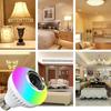 AC 85-265V E27 LED12W Лампочка RGB Многоцветное Изменение Bluetooth Динамик Функция Воспроизведения Музыки Украшение для Спальни Рождественской Вечеринки