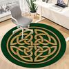 1pc Celtic Knot Office Round Area Rug,  Mat Suitable For Office, Under Office Chairs Bedroom Living Room Home Decor, Room Deco
