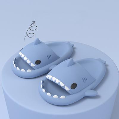 Детские тапочки Shark, детские мультяшные тапочки для дома, нескользящие сандалии для ванной для девочек