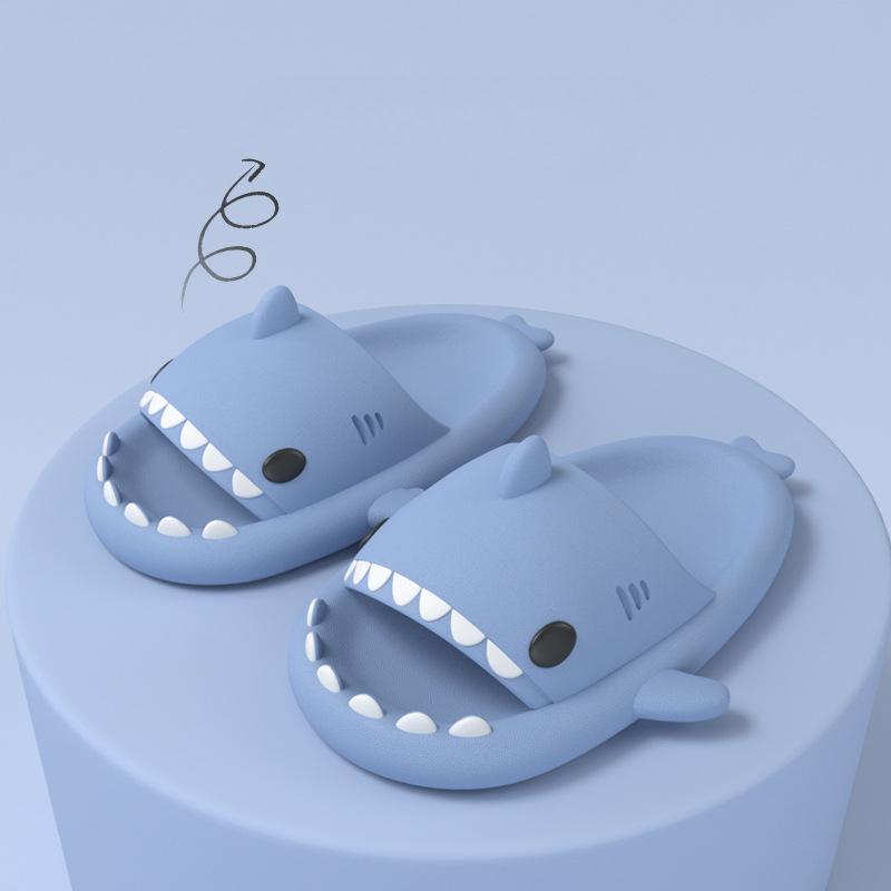 Shark Children's Slippers, Cartoon Kids Indoor Non-slip Bath Female Baby Sandals Drag