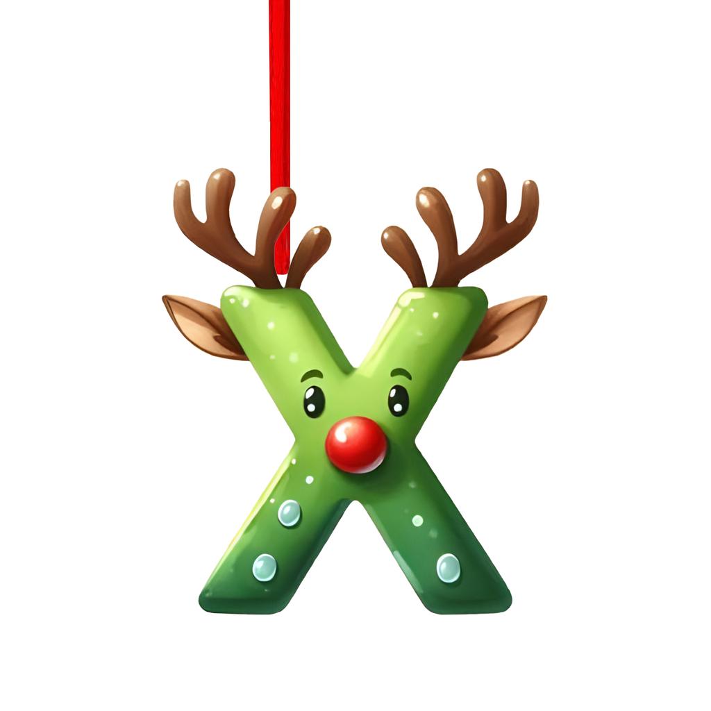 26 Letter,Christmas,Ornaments,Acrylic,1