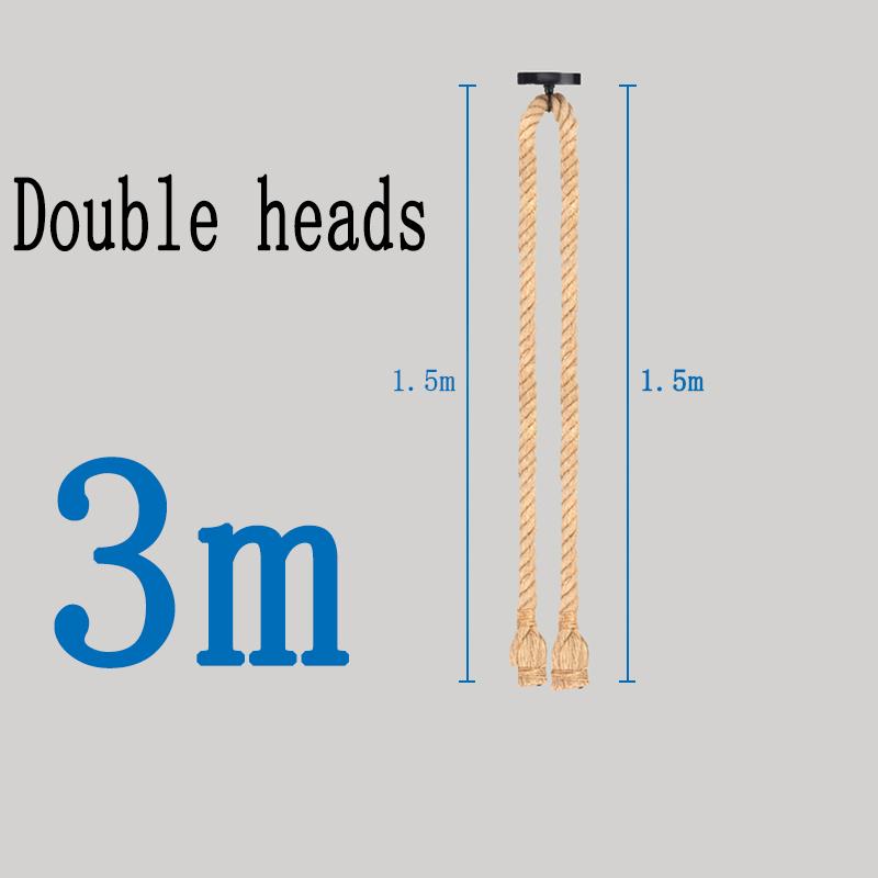 Эдисон E27 Винтажная люстра Лампа Американский ретро-подвесной светильник из пеньковой веревки Промышленные подвесные светильники Креативный лофт Домашний декор